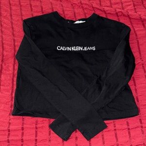 Calvin Klein Jeans Black Long Sleeve Top